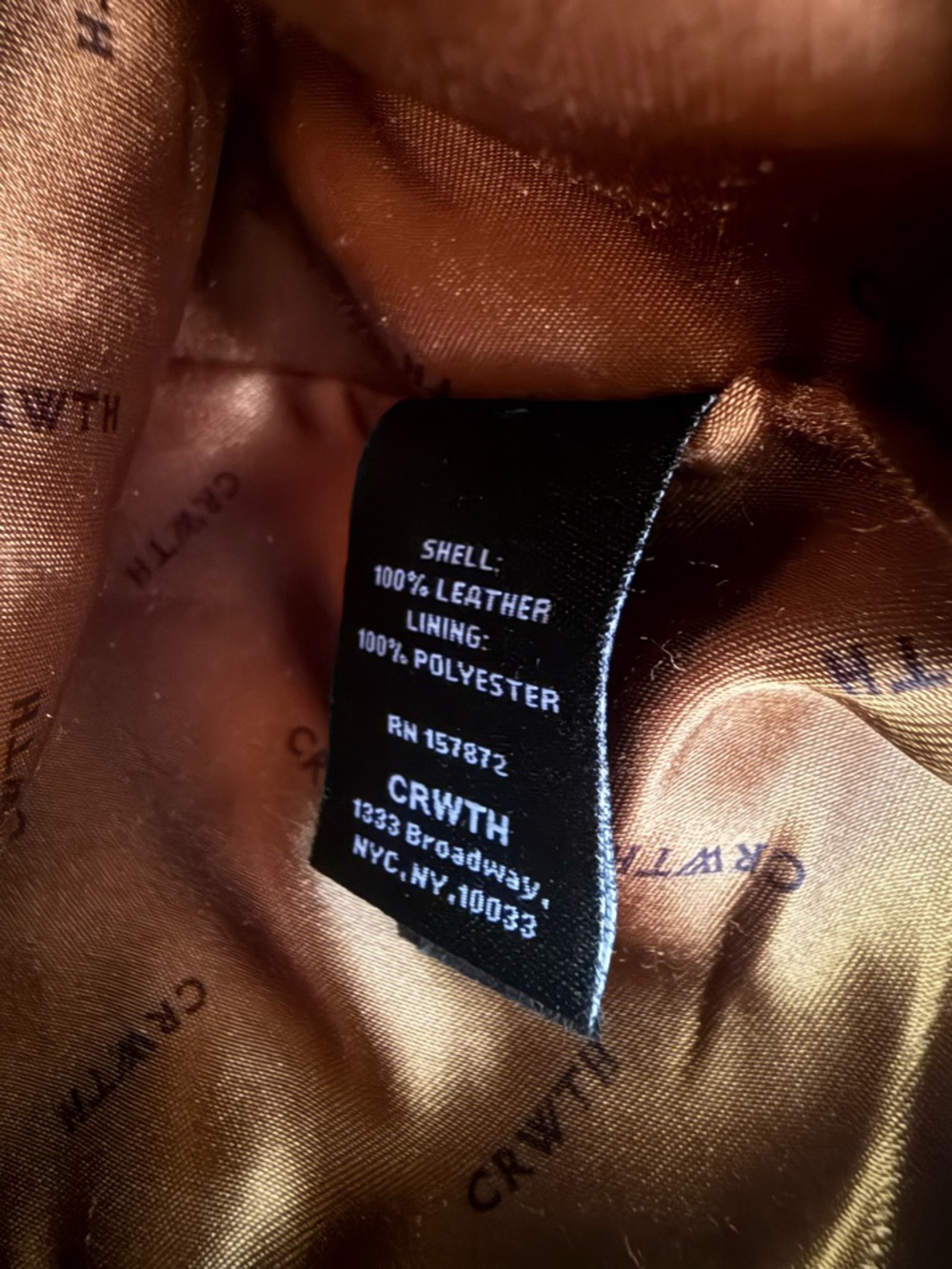 Black Leather Military Field Jacket - Picture 13 of 16